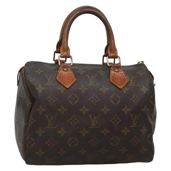 LOUIS VUITTON Monogram Speedy 25 Hand Bag M41528 LV Auth 136707 - Picture 1 of 16